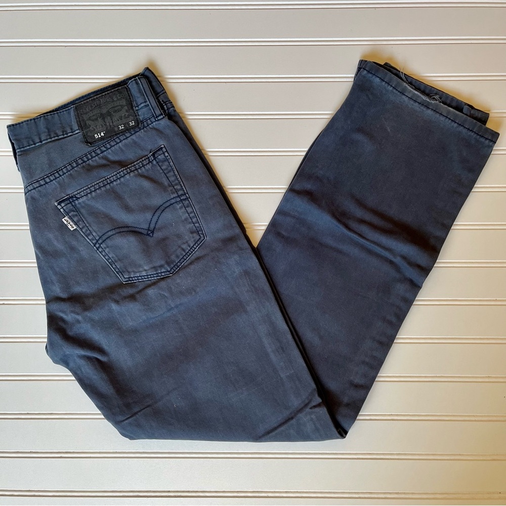Levi's Men's Straight Jeans in Navy Blue